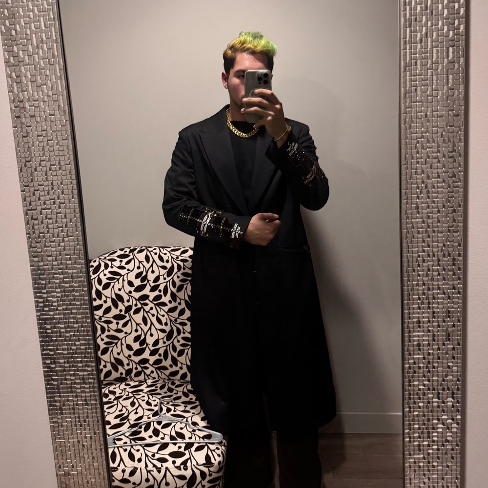 Embellish trench coat 2021 H&M special edition